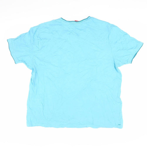 Slazenger Men's Blue Crew Neck T-Shirt - Size L
