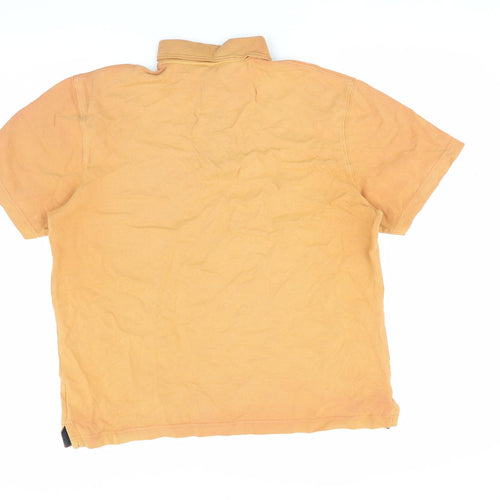 Cotton Traders Men's Orange Polo Shirt S