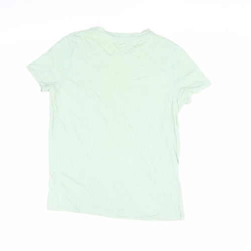 Disney Women’s Green Mickey T-Shirt Size 10 Casual