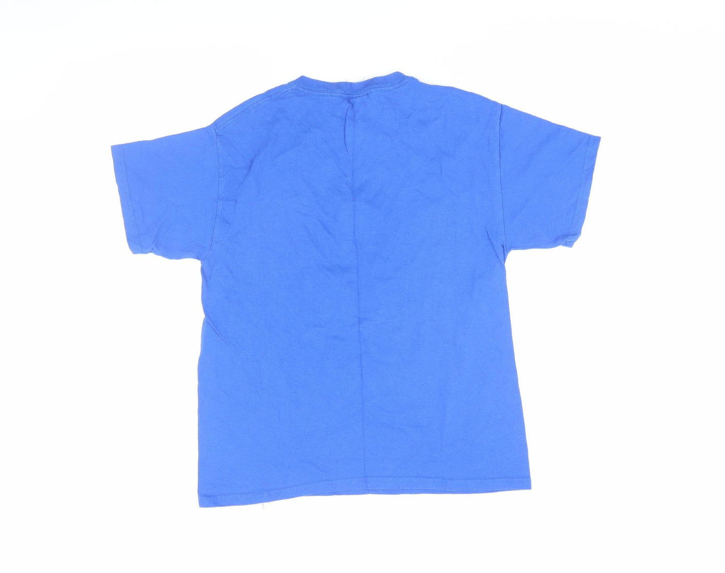 Gildan Unisex Kids Blue Matilda T-Shirt M Heavyweight