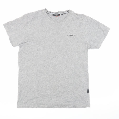 Pierre Cardin Men's Grey Cotton T-Shirt L
