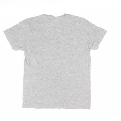 Pierre Cardin Men's Grey Cotton T-Shirt L