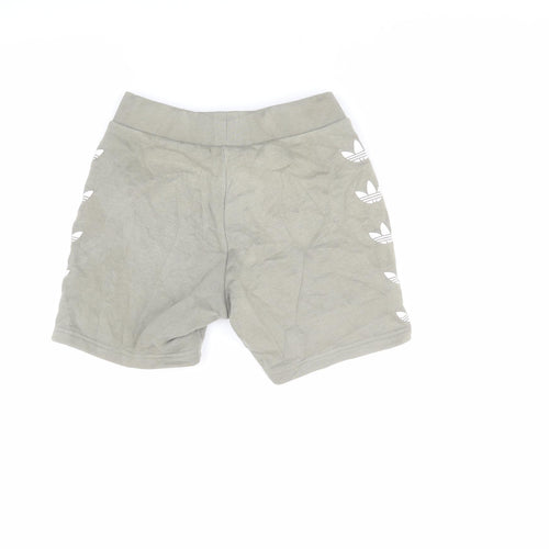 Adidas Boys Grey Athletic Shorts 5-6 Years