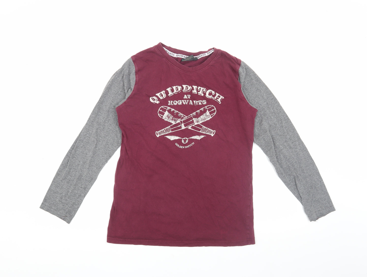 Harry Potter Boys Red Quidditch Long Sleeve T-Shirt 13-14 Years