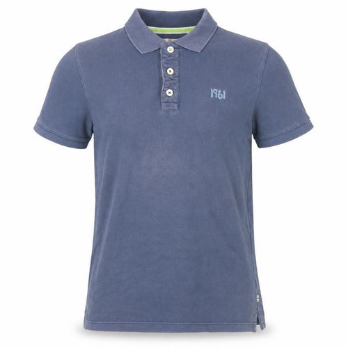 johnnie b Unisex Blue Polo Shirt - Size L, Classic Style