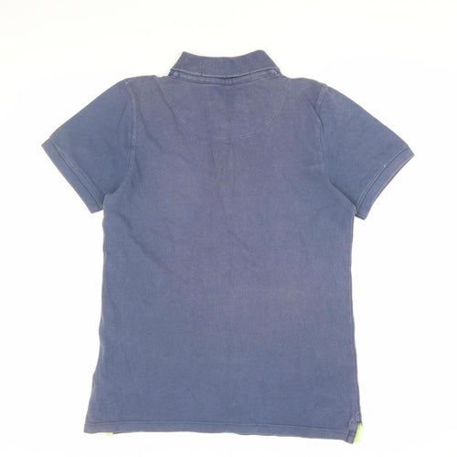 johnnie b Unisex Blue Polo Shirt - Size L, Classic Style