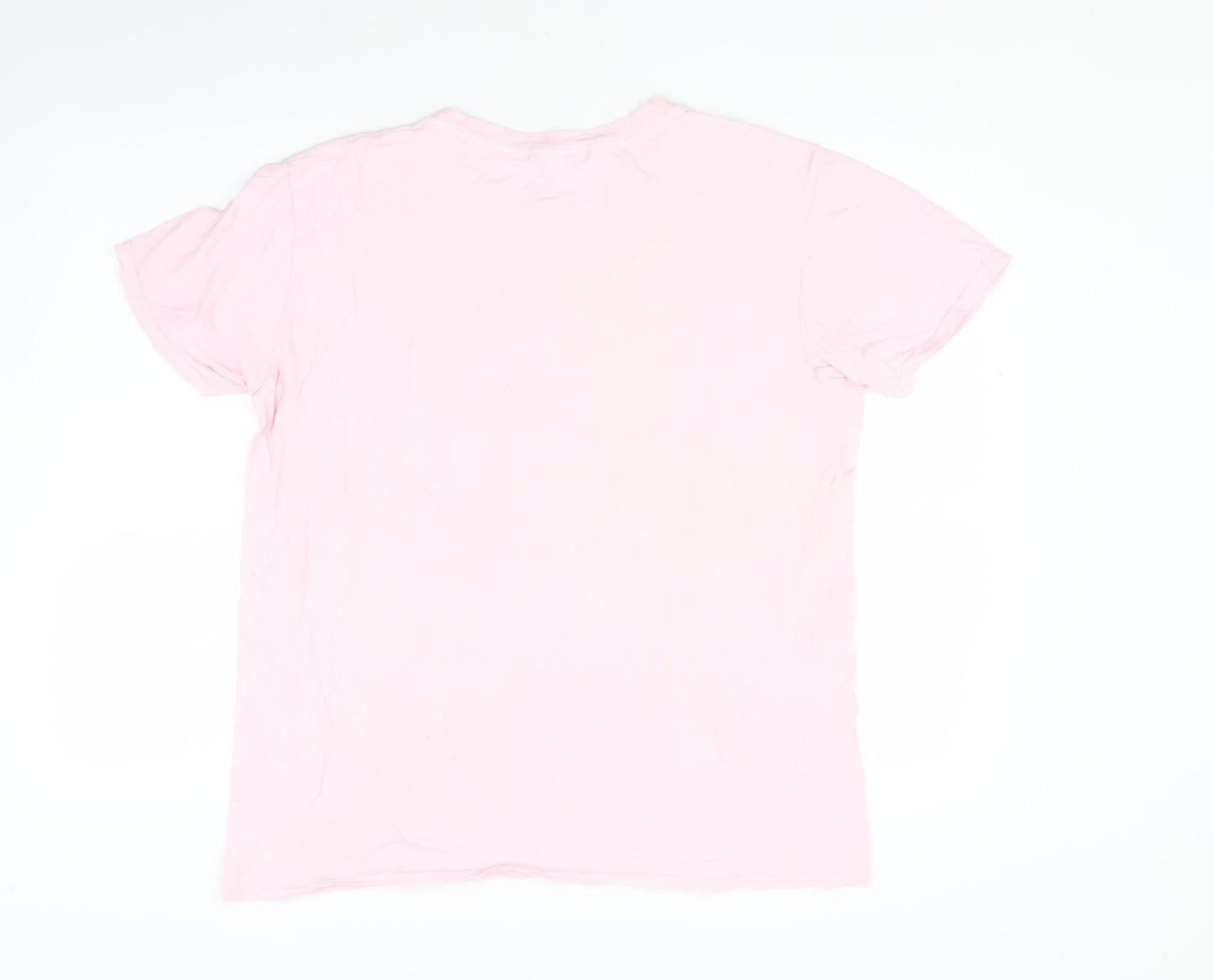 Missguided Women's Pink Cartoon T-Shirt M