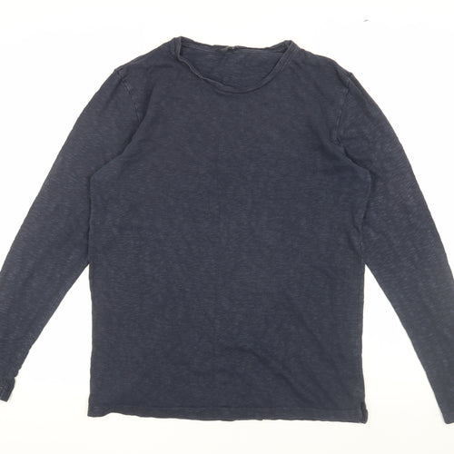 Jack & Jones Men's Blue Long Sleeve T-Shirt