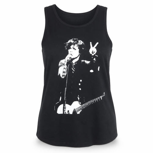 Death Kitty Women's Black Tank Top - Size 16 Casual Music