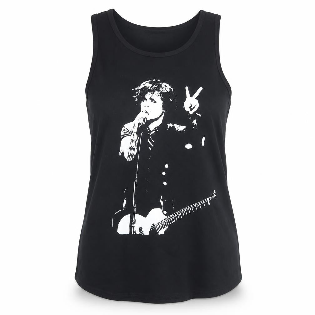 Death Kitty Women's Black Tank Top - Size 16 Casual Music