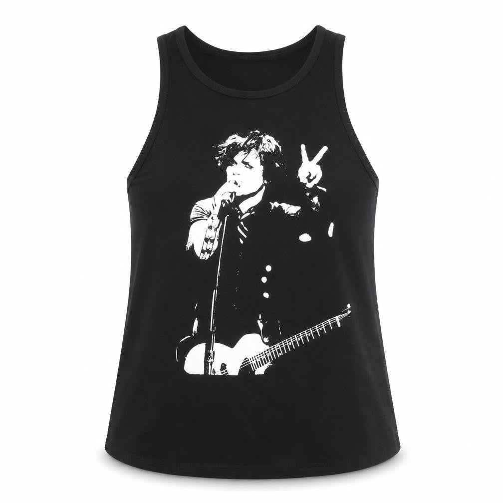 Death Kitty Black Music Tank Women's Adults Size 16