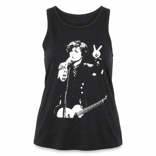Death Kitty Black Music Tank Top - Women's Adults Size 16