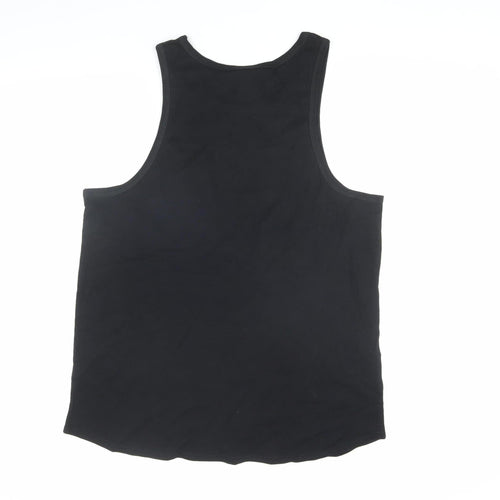 Death Kitty Black Sleeveless Top Size 16