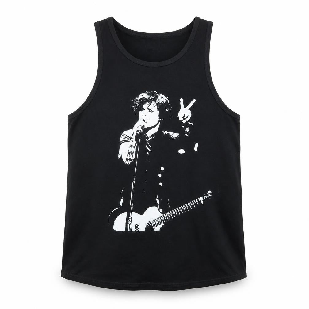 Death Kitty Black Music Graphic Women'sTank Top Size 16