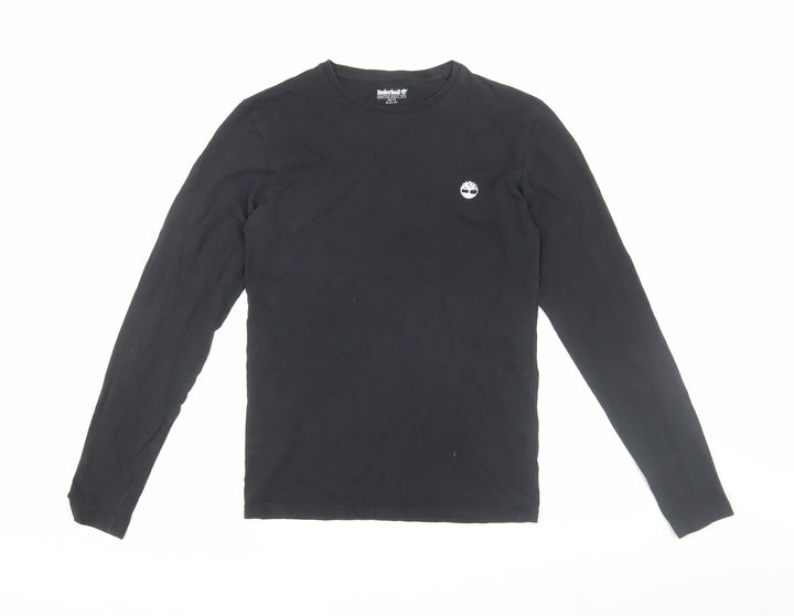 Timberland Black Long Sleeve T-Shirt XS Slim Fit