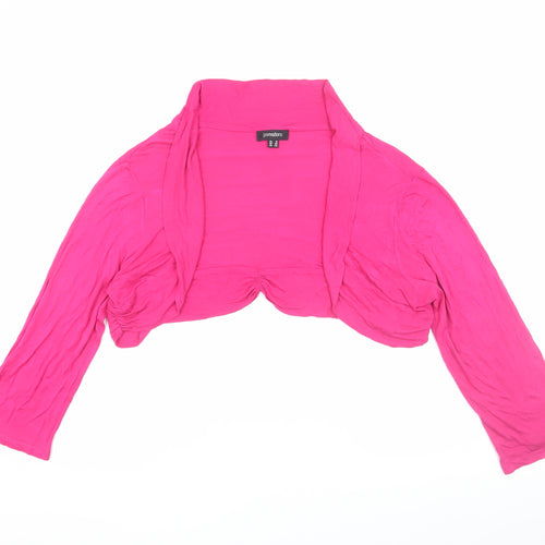 Pomodoro Women's Pink Shrug Size 16 Long Sleeve