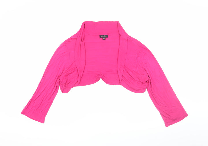 Pomodoro Women's Pink Shrug Size 16 Long Sleeve