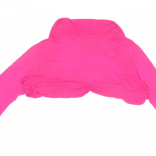 Pomodoro Women's Pink Shrug Size 16 Long Sleeve
