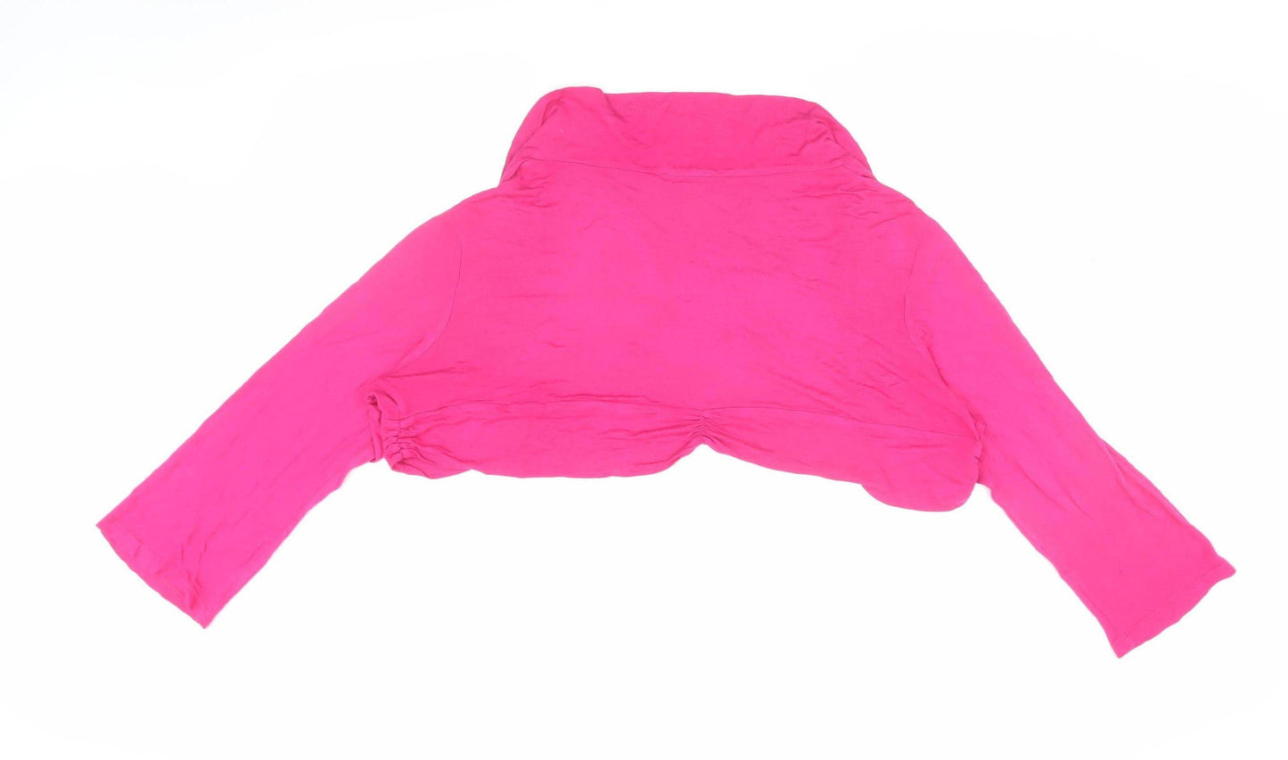 Pomodoro Women's Pink Shrug Size 16 Long Sleeve