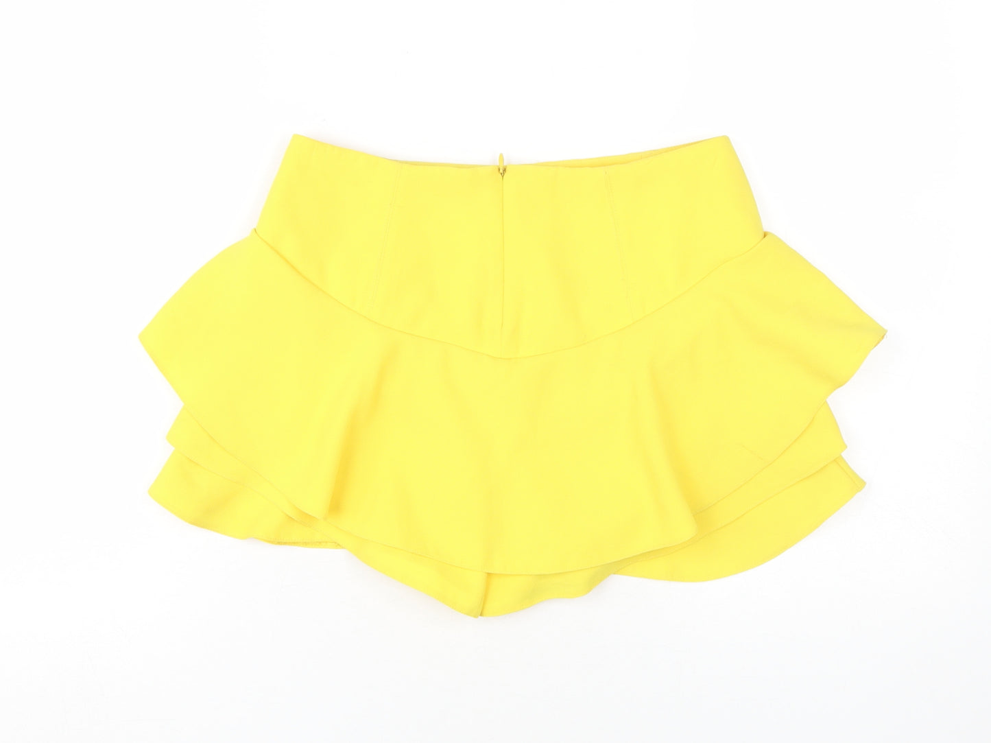 Zara Women's Yellow Tulip Skort, Size S, Casual Spring