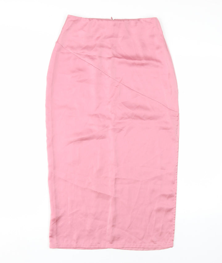 Club L Women's Pink Pencil Midi Skirt Size 8