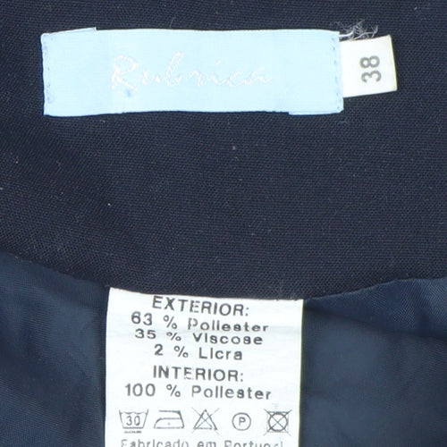 Rubrica Women's Black Knee Length Pencil Skirt Size 10