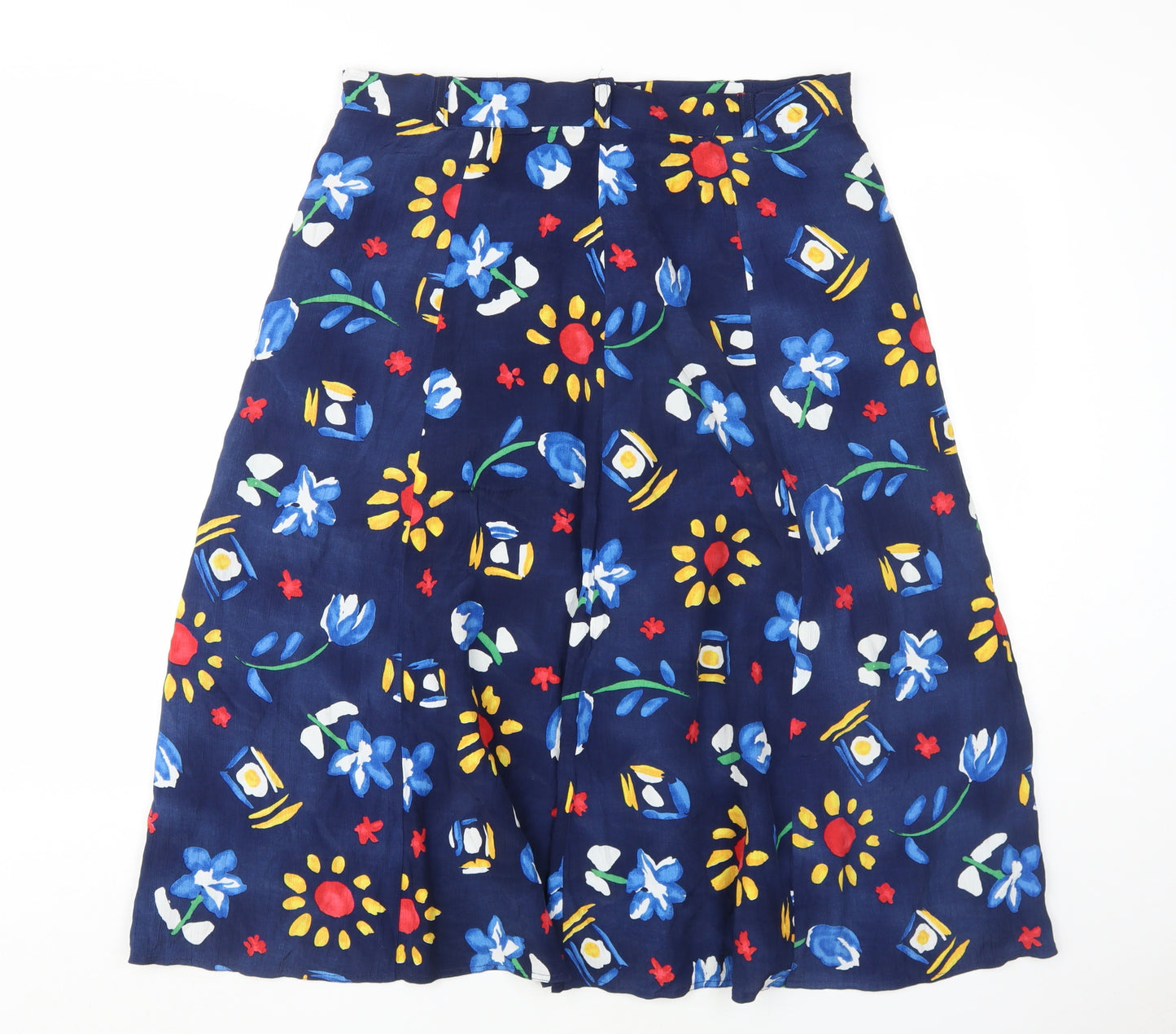 Crf Women’s Multicoloured Midi A-Line Skirt, Size 16