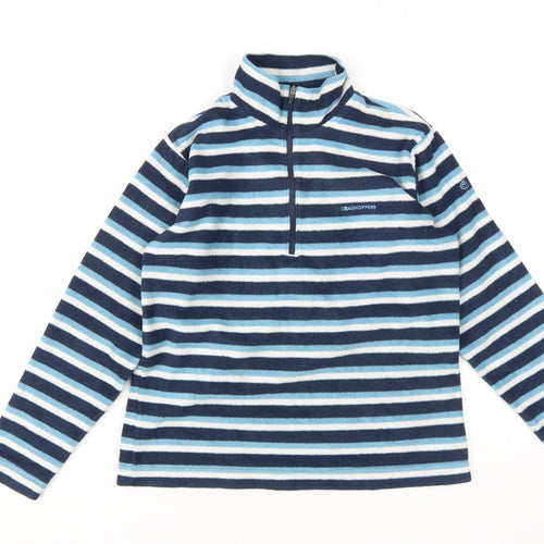 Craghoppers Women's Blue Striped Pullover Sweatshirt Size 12
