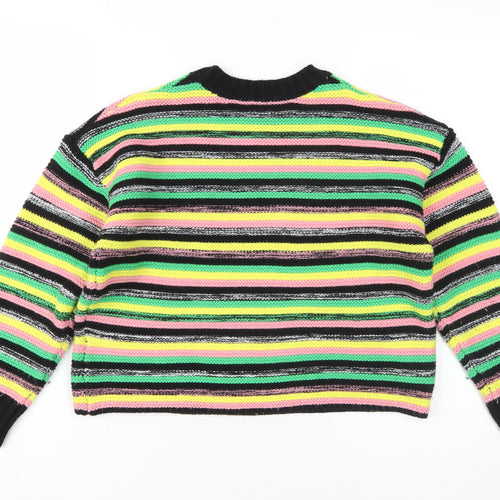 ASOS Women's Multicoloured Striped Pullover Size 8