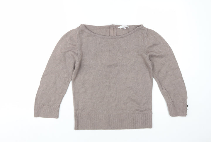 J by Jasper Conran Beige Women’s Pullover Jumper Size 12