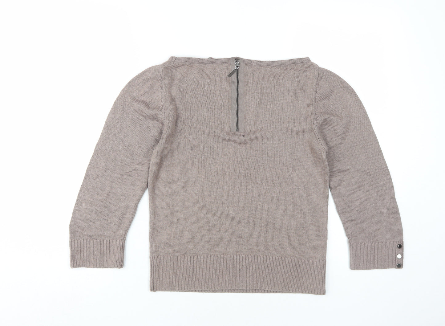 J by Jasper Conran Beige Women’s Pullover Jumper Size 12