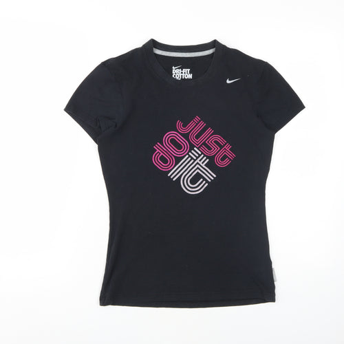Nike Women's Black T-Shirt S - Casual Sportswear Tee