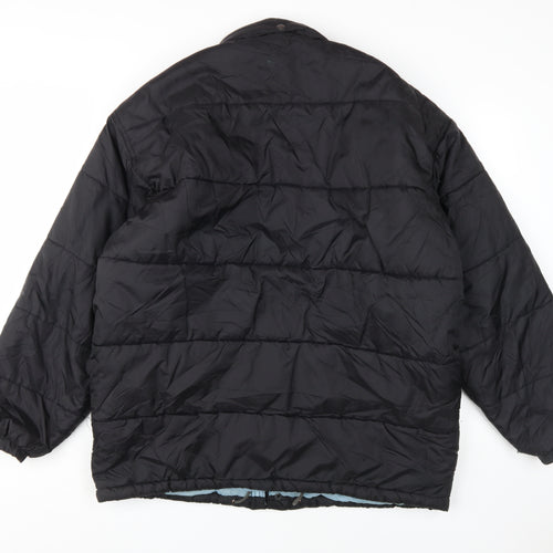 Iron Hammer Men's Black Puffer Jacket L