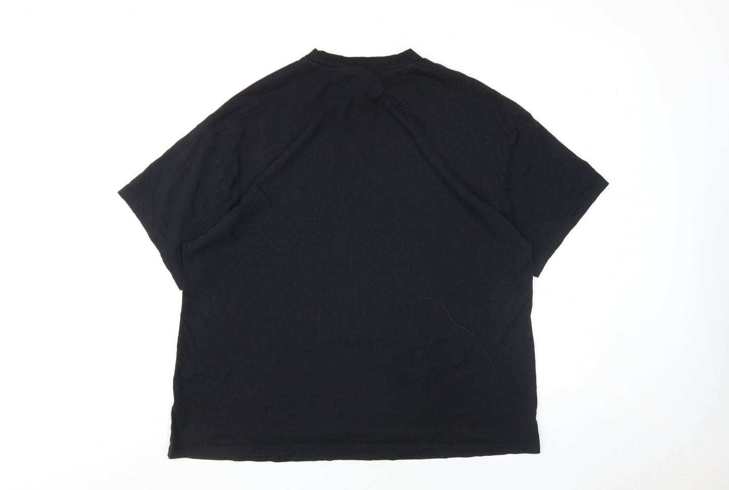 H&M Black Unisex Cotton Music T-Shirt M