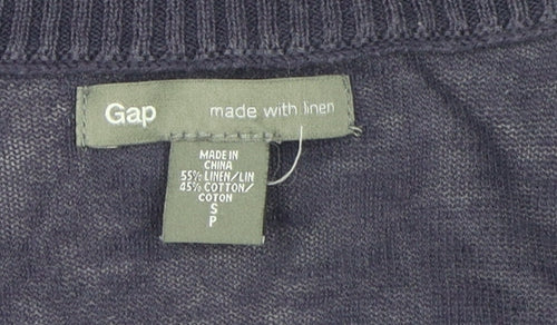 Gap Women's Purple Linen Knit Sleeveless Vest S