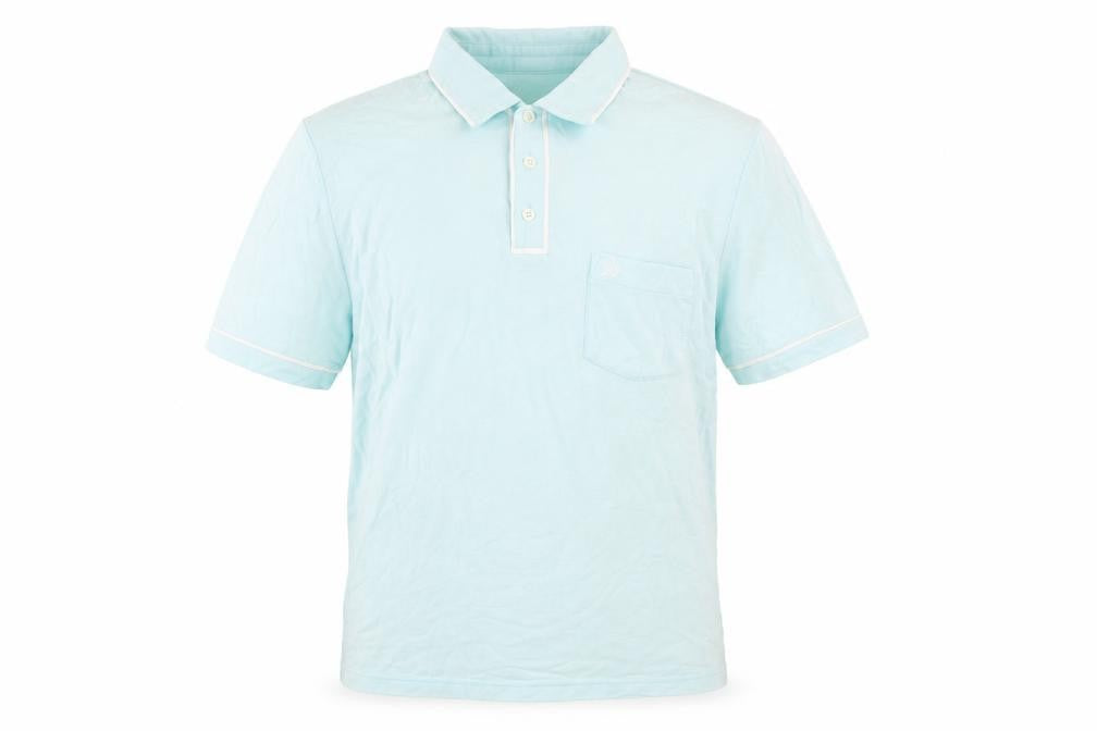 Front view of Original Penguin Men’s Blue Slim Fit Polo XL