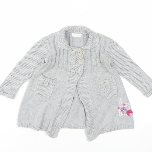 Mamas & Papas Grey Cardigan for Unisex 9-12 Months