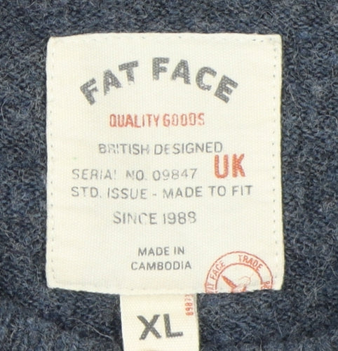 Fat Face Men's Blue XL Pullover Jumper Casual