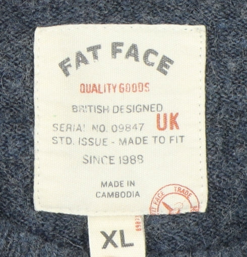 Fat Face Men's Blue XL Pullover Jumper Casual
