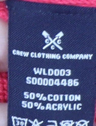 Crew Clothing Company Women's Red Knit Pullover, Size 14