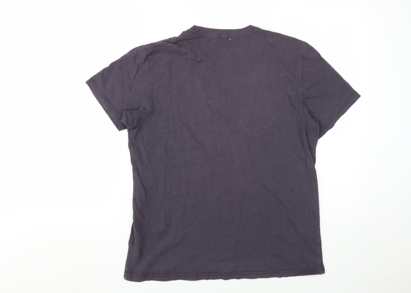 Paul Smith Men's Black Cotton T-Shirt, Medium, Regular Fit