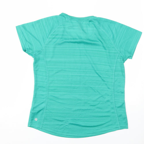 Zakti Women's Green Activewear T-Shirt, Size 14
