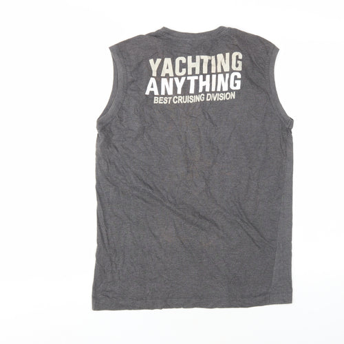 Anything Grey Tank Top Unisex Adults Large Nautical Style