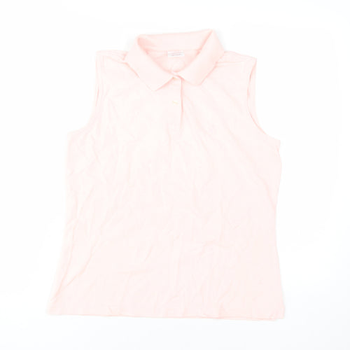 Brooks Brothers Pink Sleeveless Polo for Women Size M