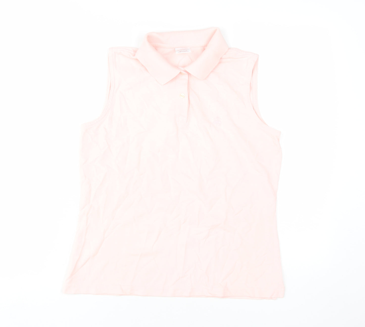 Brooks Brothers Pink Sleeveless Polo for Women Size M