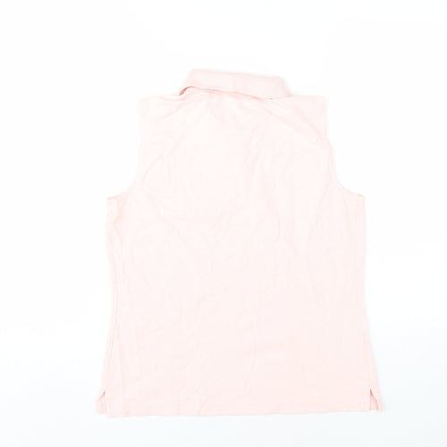 Brooks Brothers Pink Sleeveless Polo for Women Size M
