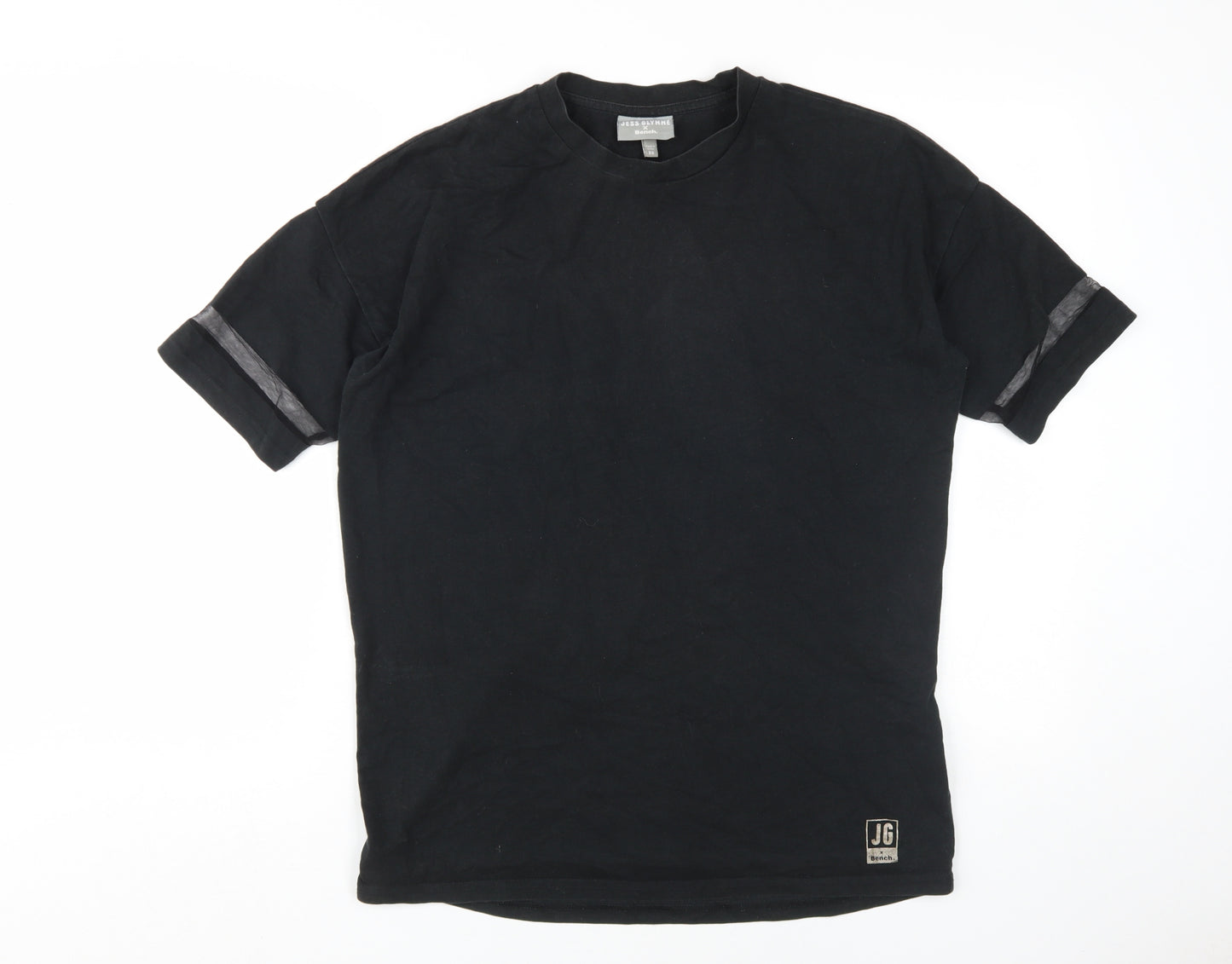 Bench Black XS Unisex T-Shirt - Casual Crew Neck