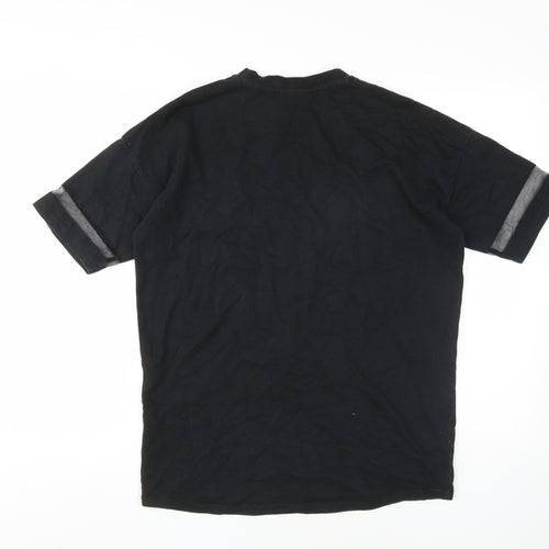 Bench Black XS Unisex T-Shirt - Casual Crew Neck