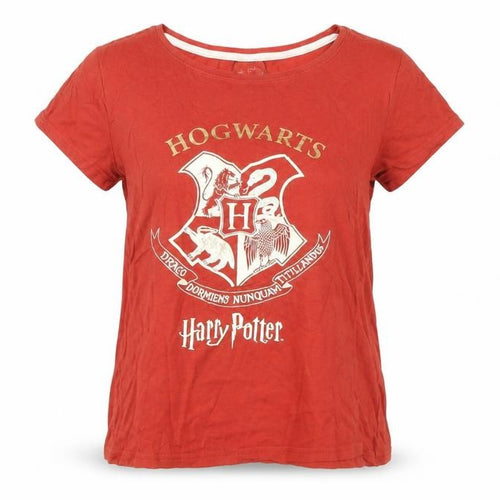 Harry Potter Women's Red Hogwarts T-Shirt Size 12-14