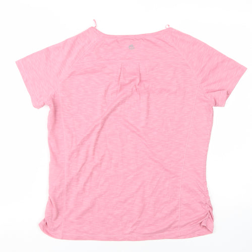 Craghoppers Women's Pink T-Shirt, Size 12, Moisture Wicking